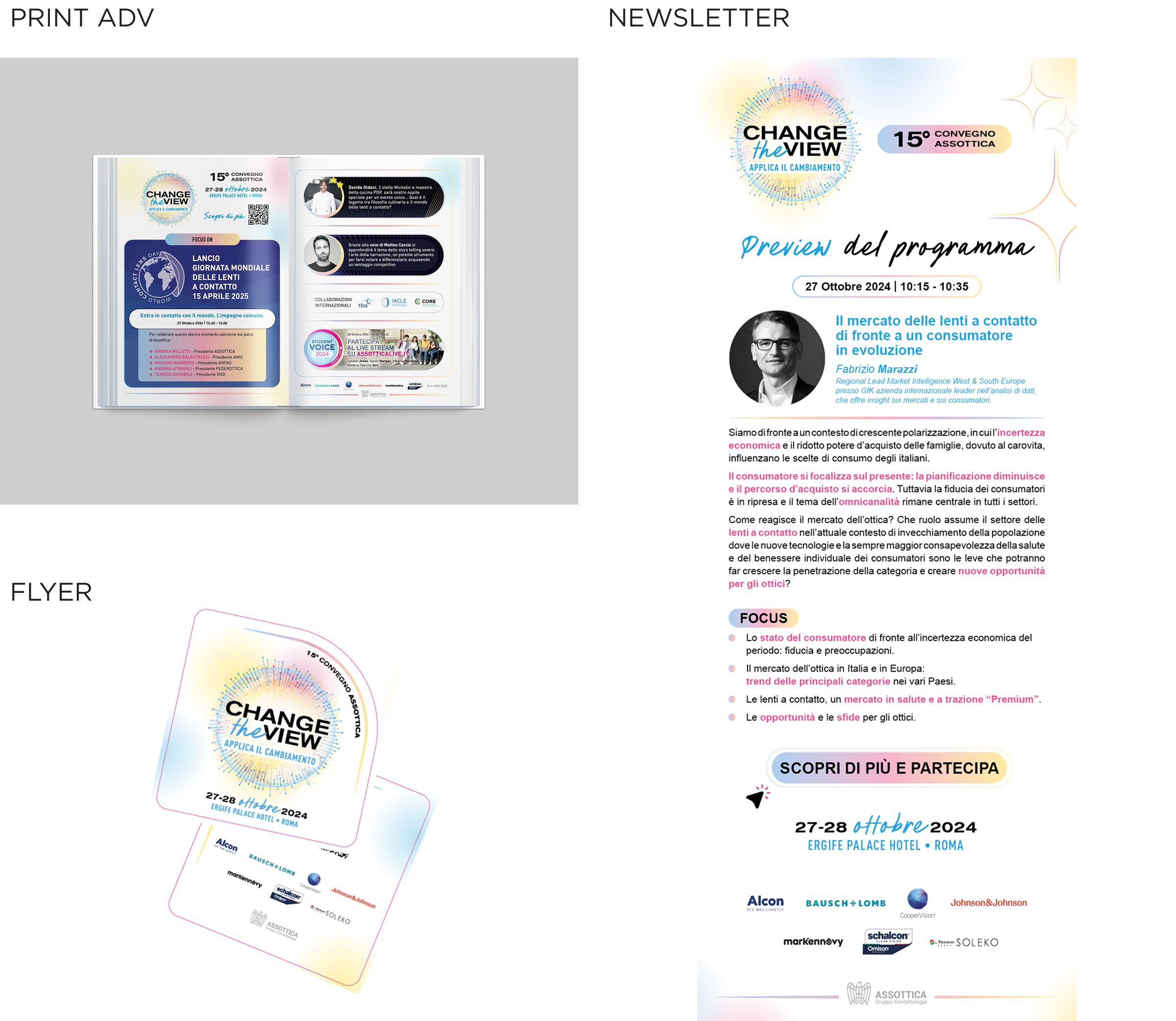 print adv, newsletter & flyer